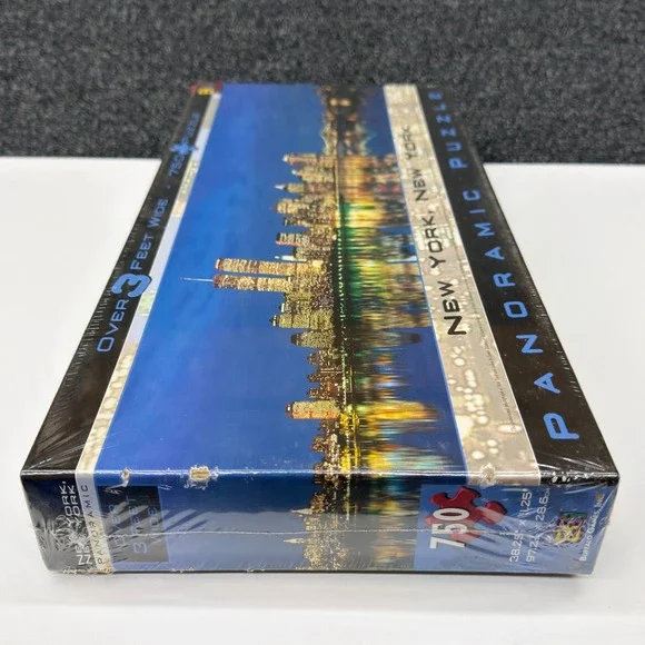 Buffalo Games New York City Panoramic Puzzle 750 Piece Twin Towers Skyline 2000